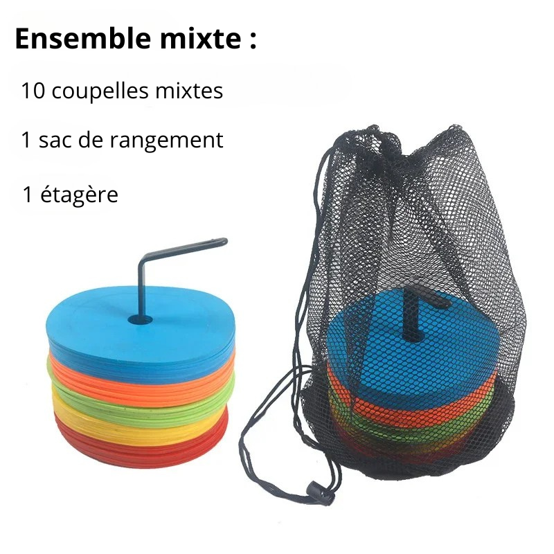 Coupelles plates football
