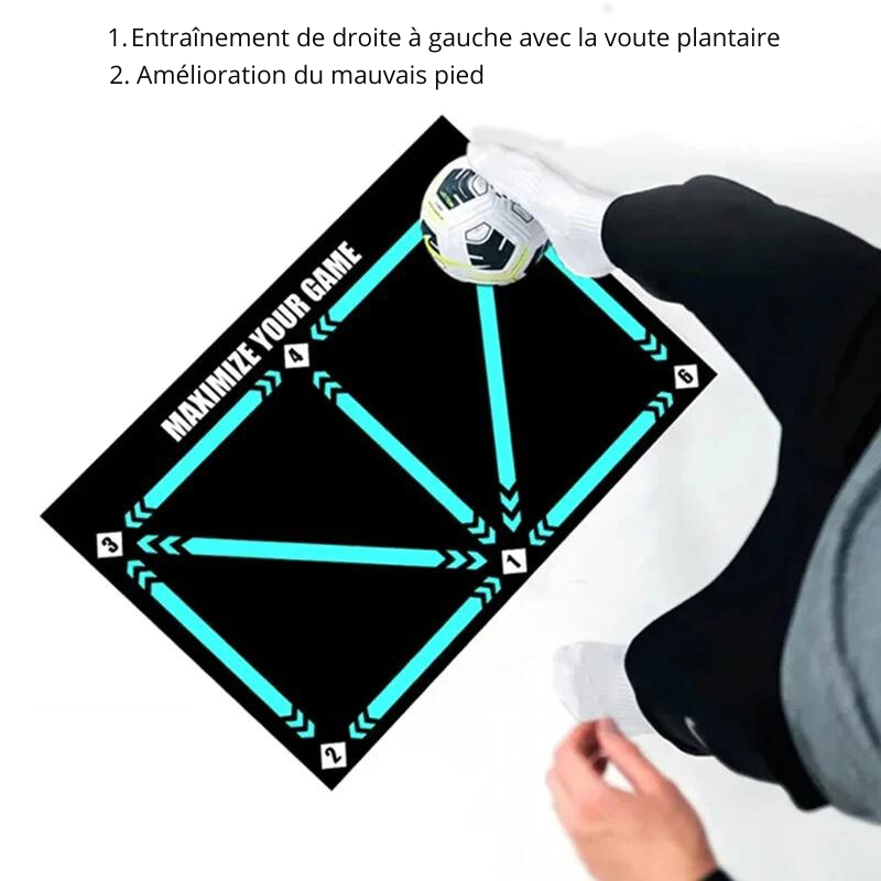 Tapis d'entraînement foot