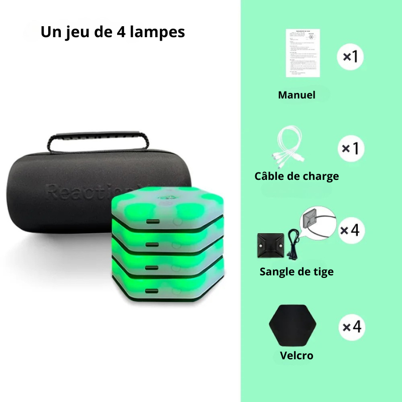 Lampe d'entraînement de réaction