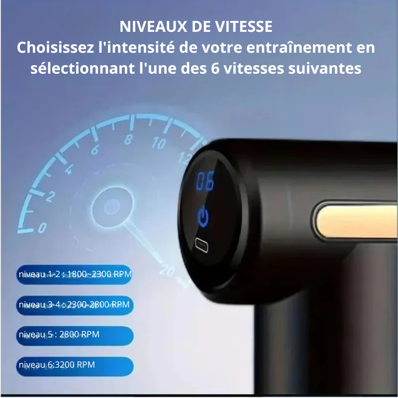 Mini pistolet de massage