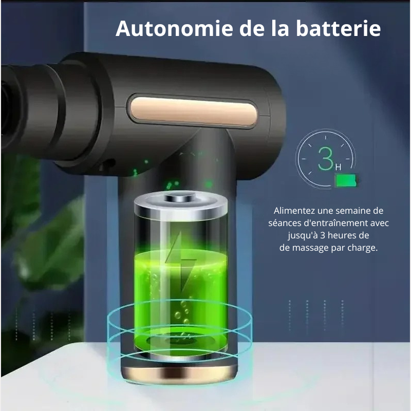 Mini pistolet de massage