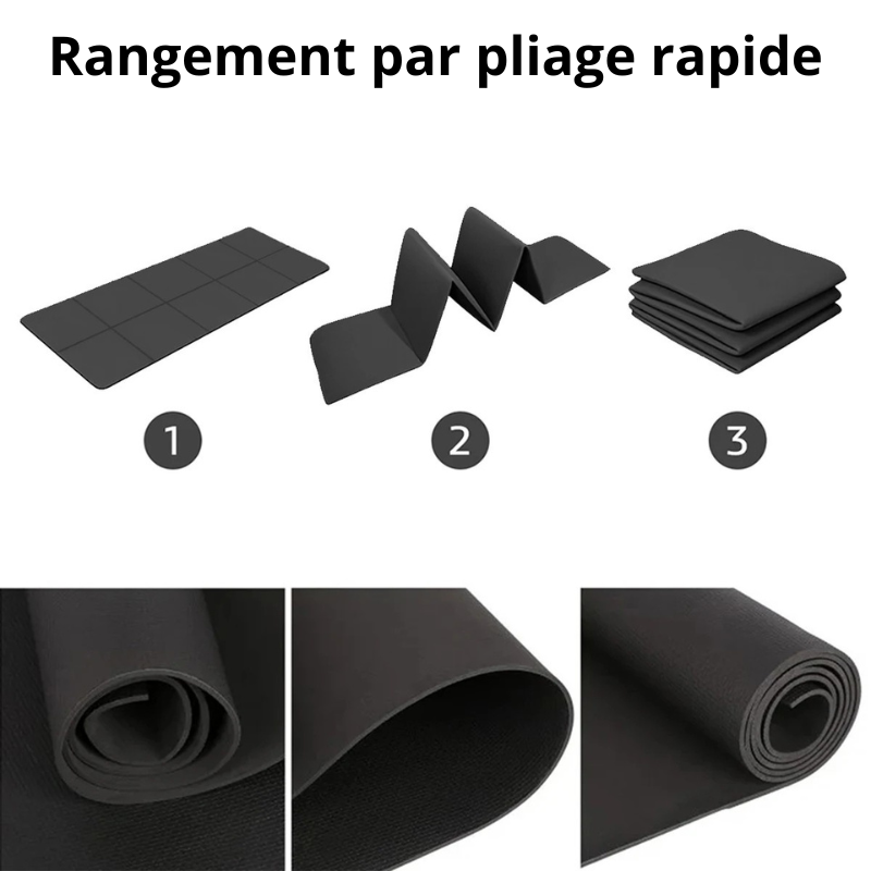 Tapis de sport pliable