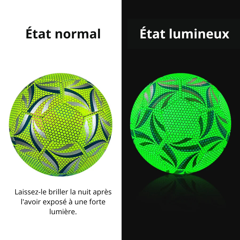 Ballon de foot lumineux