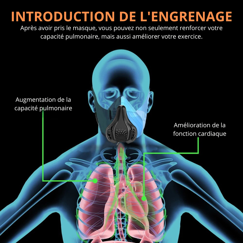 Masque d'entraînement cardio